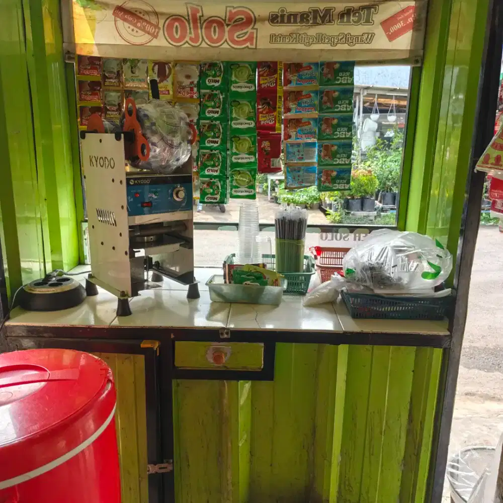 Dijual gerobak es teh solo bekas