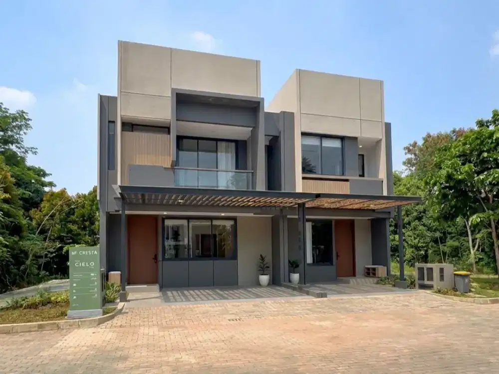 Rumah Milenial 2 Lantai Cluster Cresta Harapan Indah View Danau