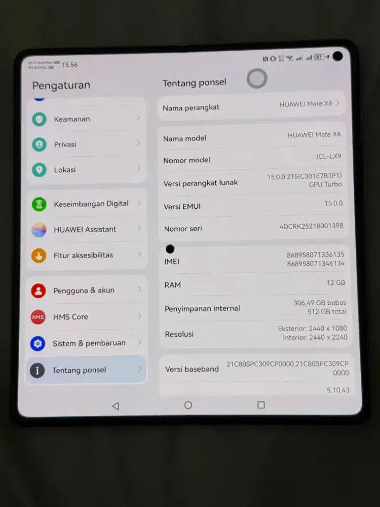 huawei mate x6 12/512G