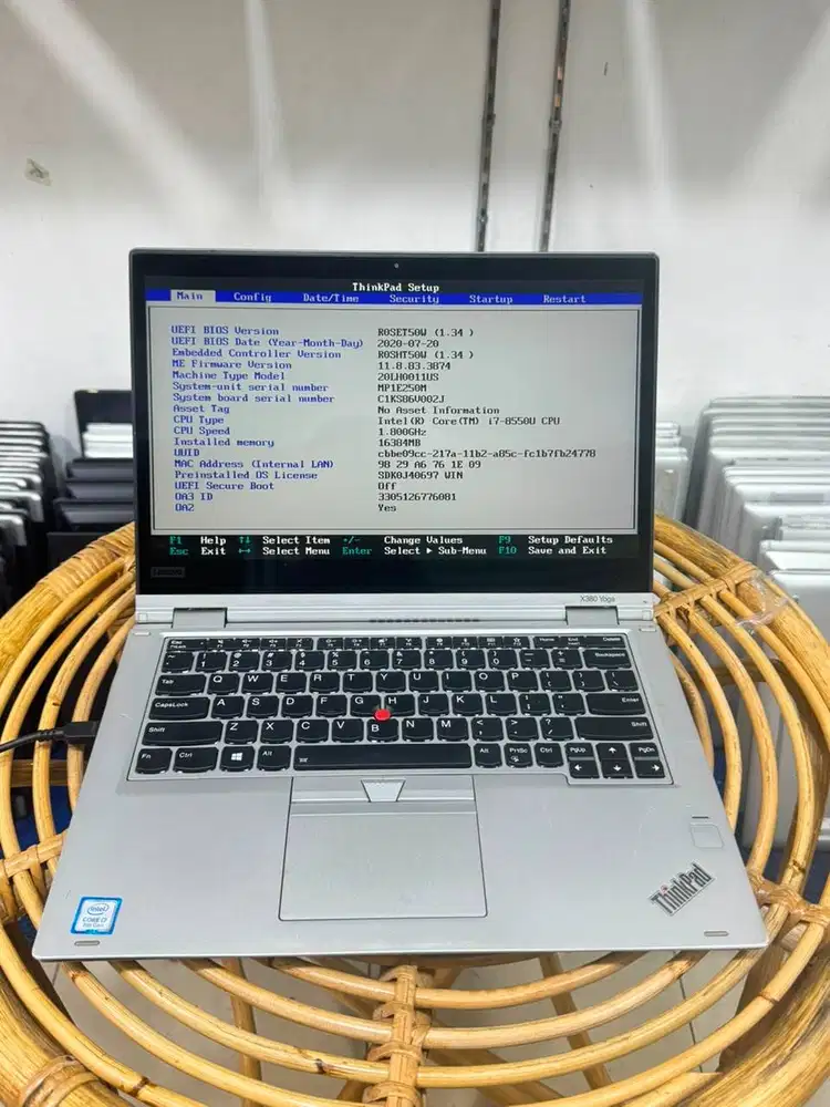 LAPTOP PELAJAR & KARYAWAN LENOVO X380 YOGA I7-8 16/256 13 IN TOUCH*REC