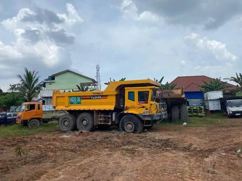 JUAL 2 UNIT TONLY DUMP TRUCK 6X6 TL859R TAHUN 2024 - KONDISI AS IS