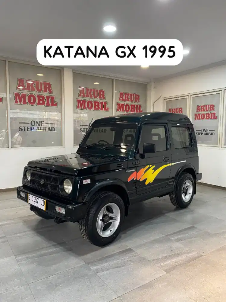 SUZUKI KATANA GX MANUAL 1995 HIJAU TUA SIAP PAKAI