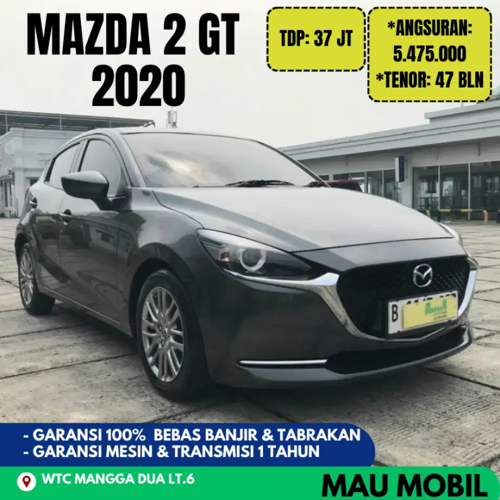 Mazda 2 GT 2021/2020 Abu Metalik, KM 60rb