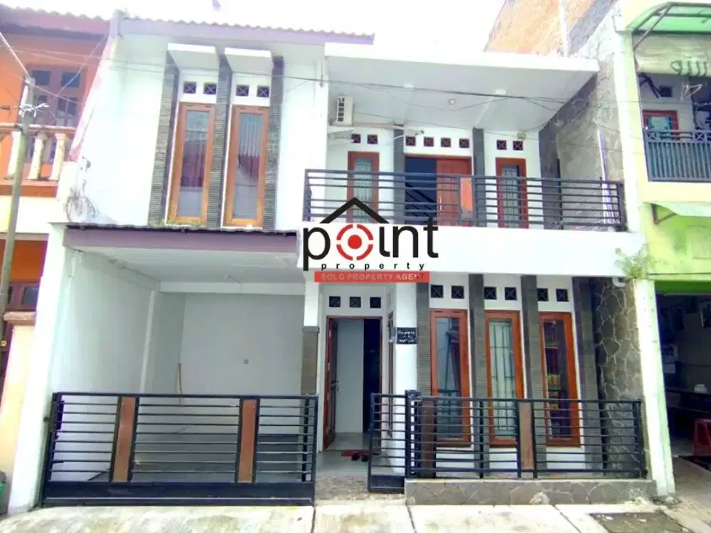 Kontrakan Rumah 2Lt Tengah Kota Solo Dekat Jalan Slamet Riyadi