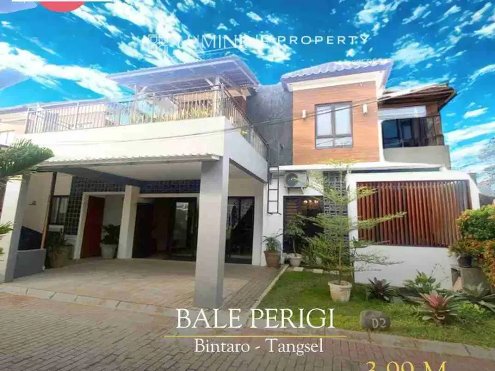 TURUN HARGA RUMAH SIAP HUNI DALAM CLUSTER BALE PERIGI BINTARO, TANGSEL