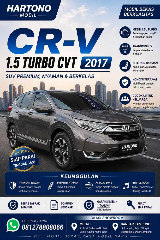 CRV 1.5 Turbo CVT 2017