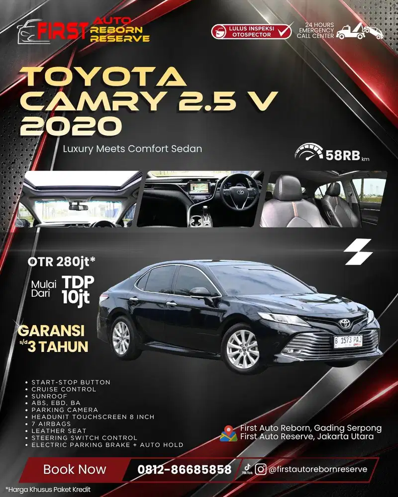 (Tdp10jtan) Toyota Camry 2.5 V 2020