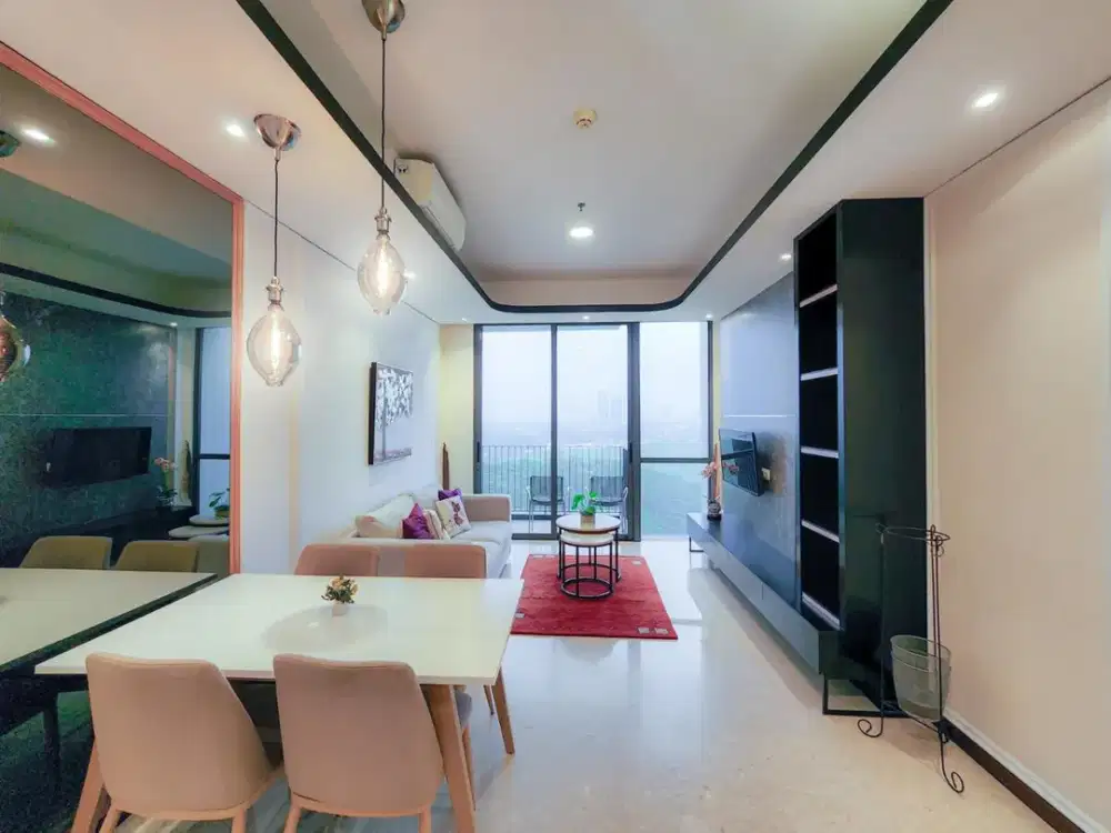 Disewakan Marigold Nava Park 2 Bedroom Type PREMIUM VIEW TOWARDS RIVER