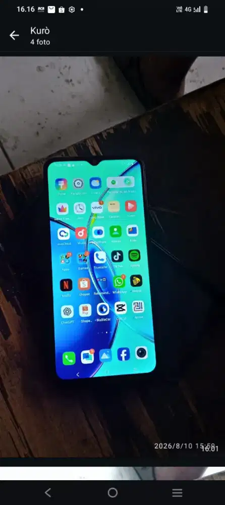 Vivo y17s 4/64 batng normal camera bagus batre awet