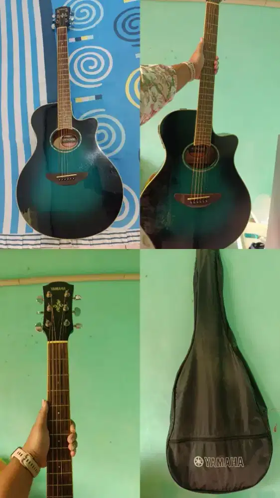 Dijual Gitar Yamaha Apx600 Akustik - Elektrik Seperti Baru