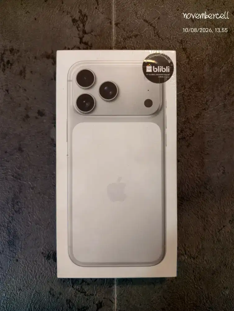 iphone 17 promax 256 silver new segel