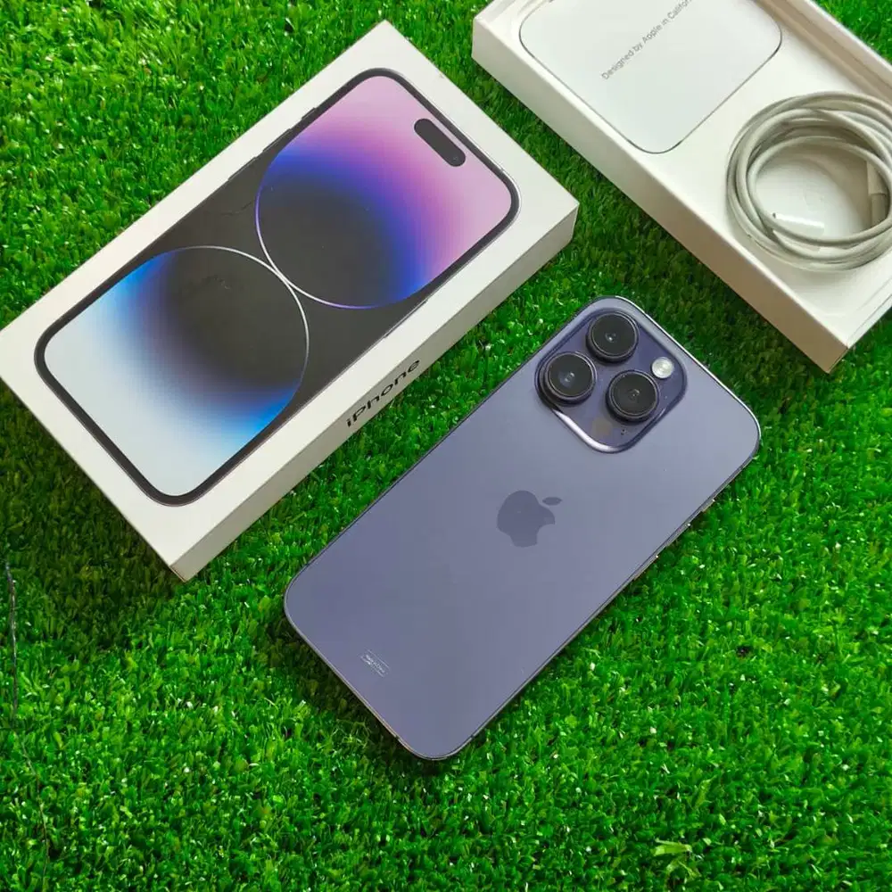 iPhone 14 Pro 128GB Deepo Purple BH 75% ada jamur pada lensa tele