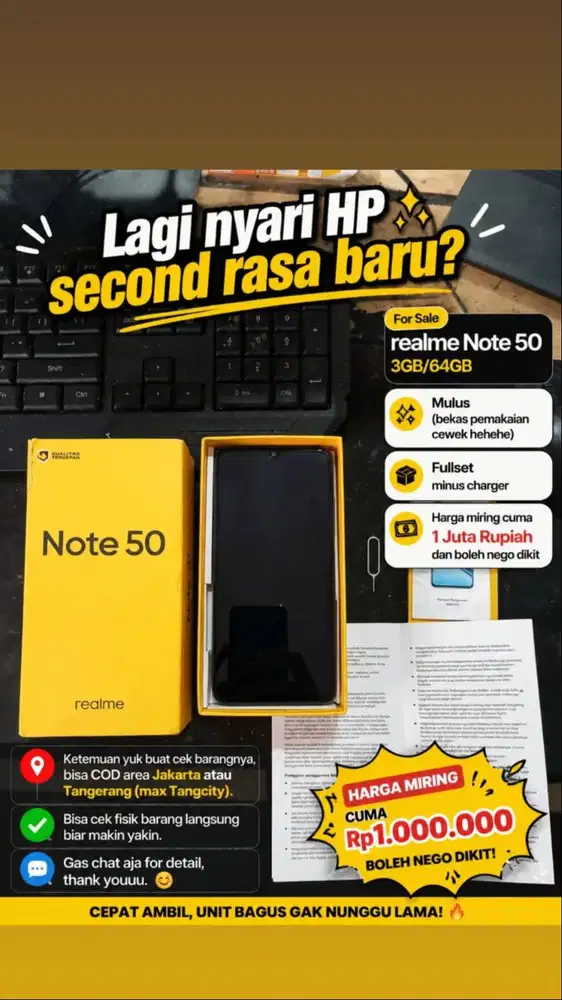for sale Realme Note 50 3/64GB