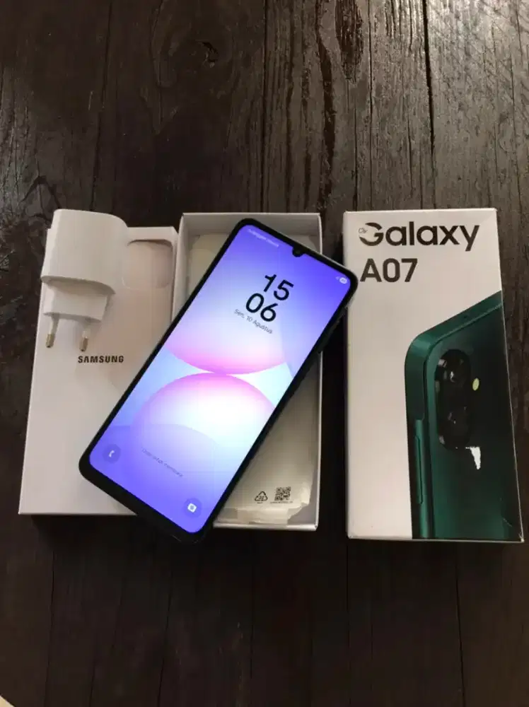Samsung a07 4/128 Fullset ori no minus