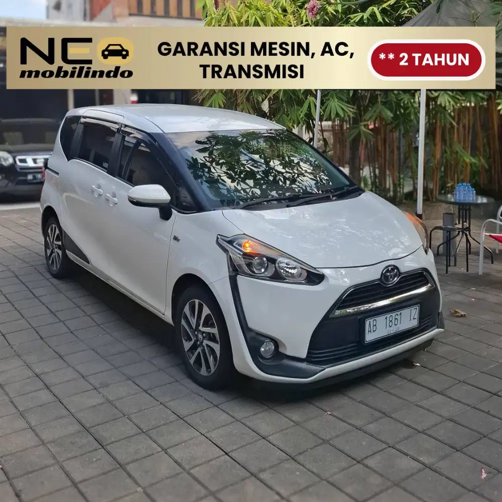 [ Garansi Mesin Transmisi ] TOYOTA SIENTA 1.5V CVT 2018 PUTIH