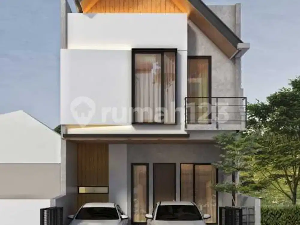 Brand New House, 2 Lantai, Bagus dan Cantik Minimalis Japan di Nusa Loka BSD City