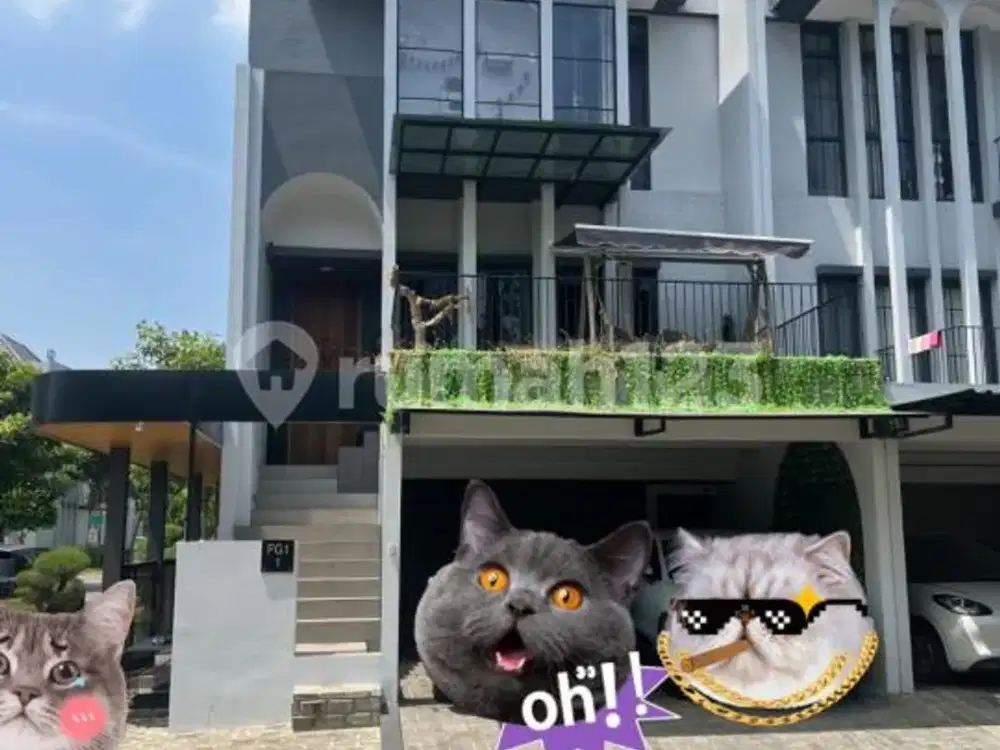 Disewakan Rumah Cantik Siap Huni di Cluster Aether Greenwich BSD