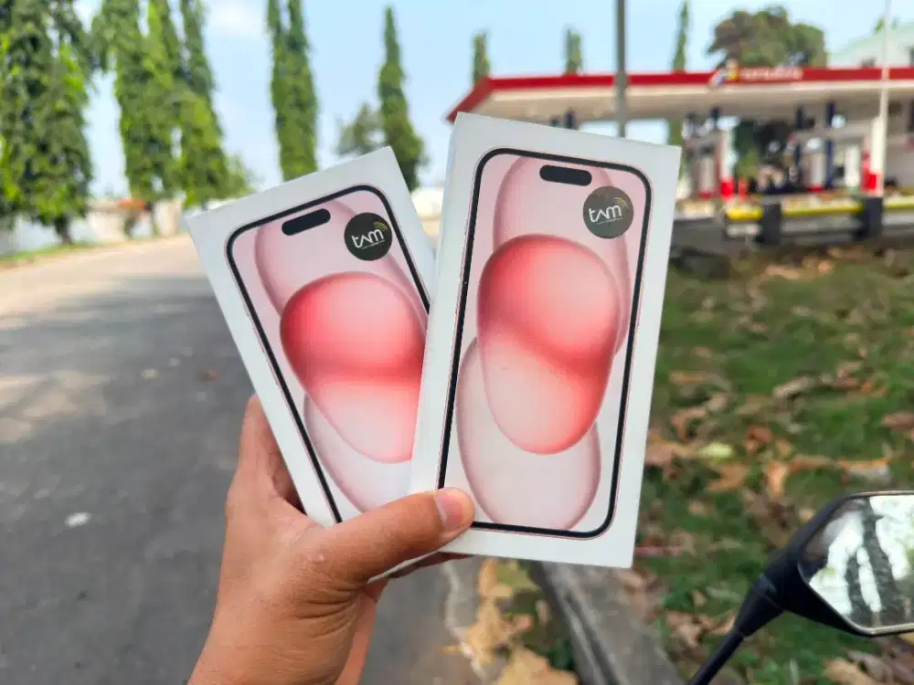 iPhone 15 Pink New Segel TAM
