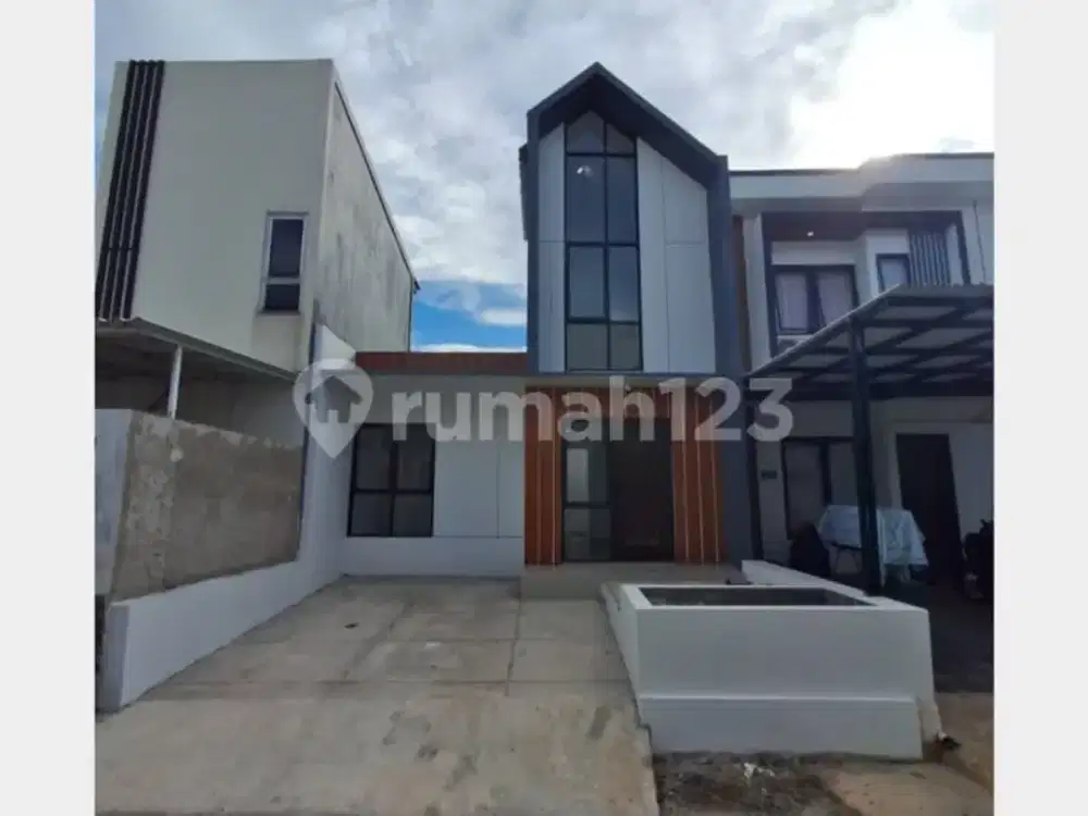 Rumah Baru Desain Skandinavian Cluster Reni Icon Reni Jaya Pamulang, Tangerang Selatan