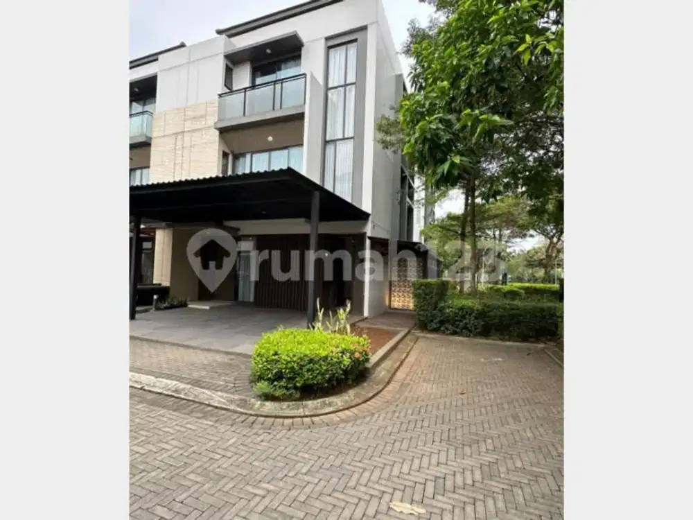 Disewakan Rumah Posisi Hoek Semi Furnish di Zora BSD, Tangerang Selatan