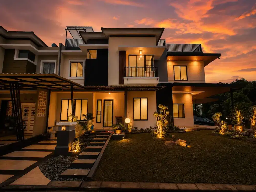Dijual cepat Rumah Hook Japandi Baru Renov Chalcedony PHG Gading Serpong