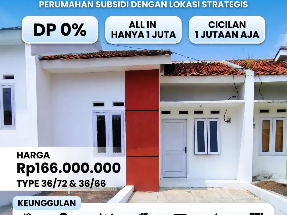 Waktunya Punya Rumah DP 0% Cicilan 1 Jutaan di Sumedang