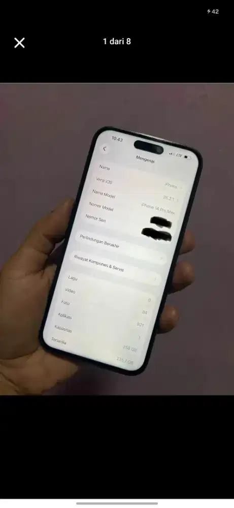 Iphone 14 promax 256gb ibox