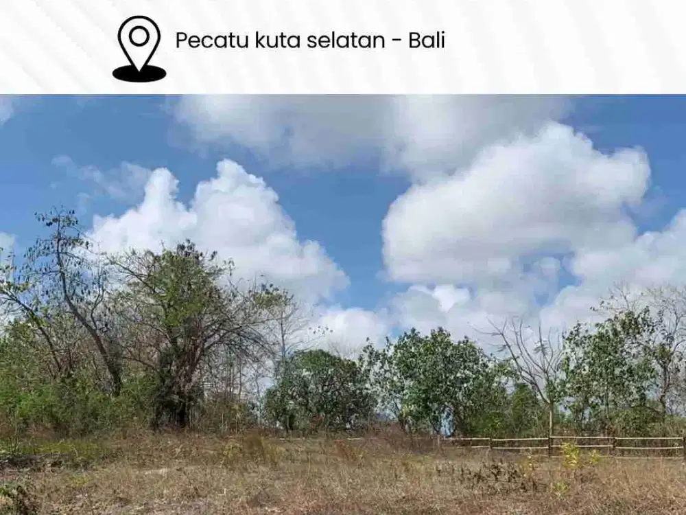 TANAH UNBLOCK VIEW DI DALAM CLUSTER ELIT VILLA AKSARA PECATU BALI