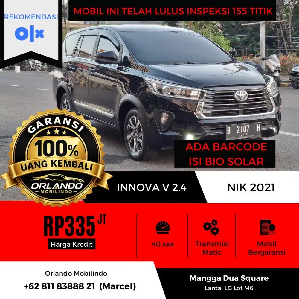isi BIO SOLAR | TOYOTA INNOVA V 2.4 2021/2022