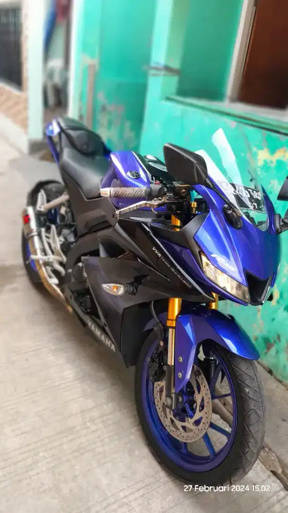 YAMAhA R15 V3 BIRU 2020.
..