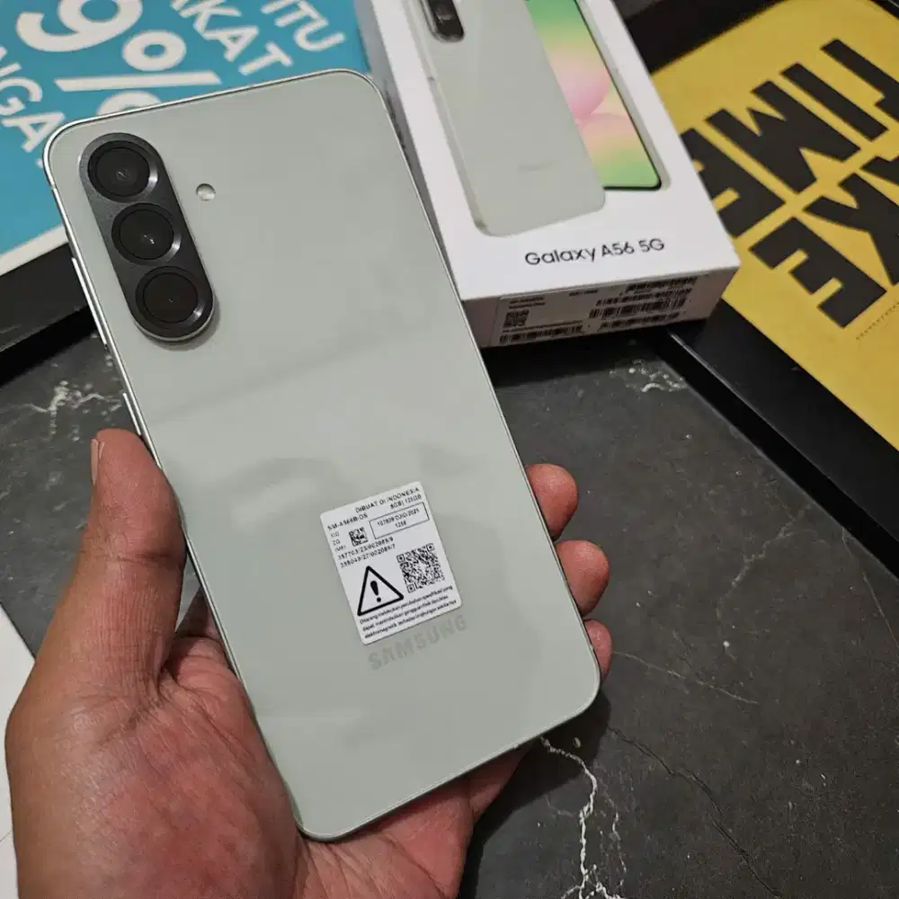 SAMSUNG GALAXY A56 5G 8/128 GB FULLSET ORI LIKE NEW RESMI SEIN