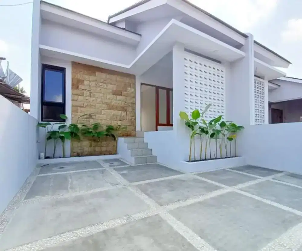 Rumah baru strategis cluster keamanan 24 jam samping taman bumi rejo