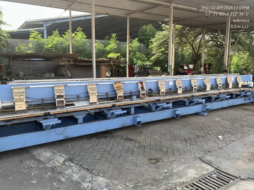 JUAL UNIT XIONG DI MESIN BORDIR COMPUTER TAHUN 2019 - KONDISI AS IS