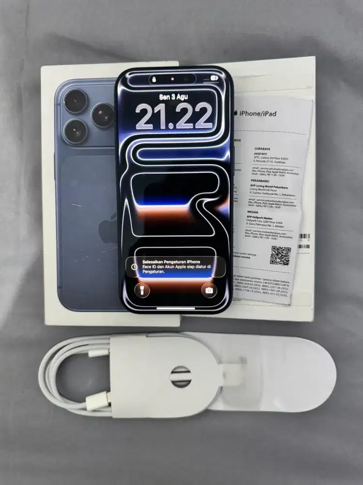 iPhone 17 Promax 256GB resmi iBox (like new)