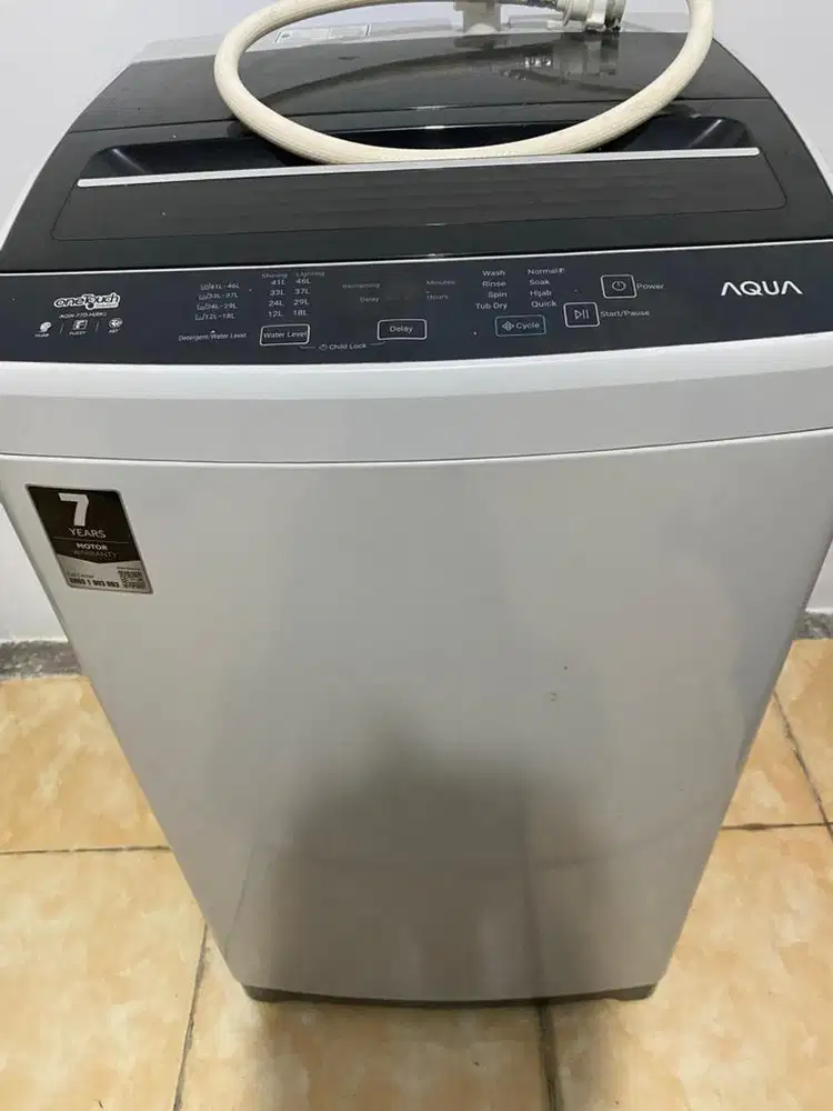 Mesin cuci 1 tabung aqua 7kg