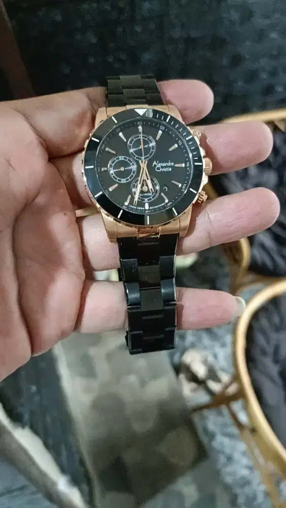 Jam tangan couple alexandre christie limited edition