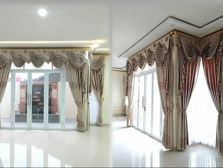 Menerima Pemasangan Gorden Wallpaper Dinding 3D Gordyn Hordeng Korden