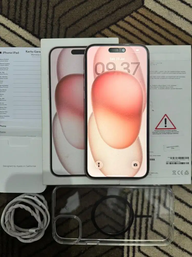 iPhone 15 Plus 128GB resmi iBox (like new)