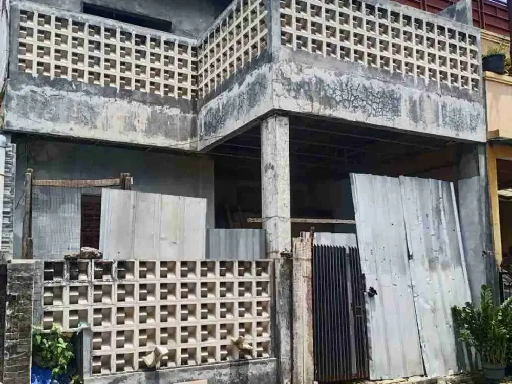 dijual rumah setengah jadi tinggal 30% lagi beres di komplek riung bandung jarang ada harga murah
