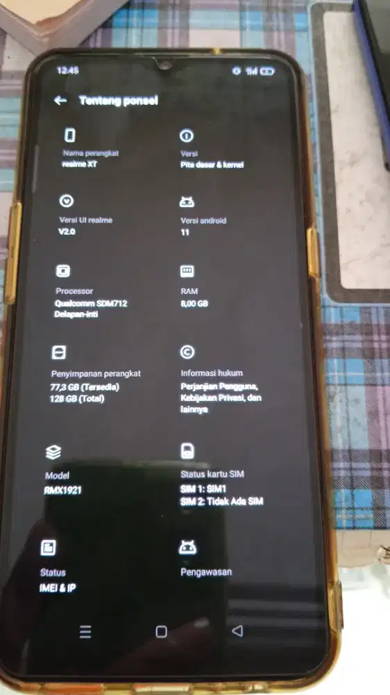 Murah Realme XT 8/128 normal jaya