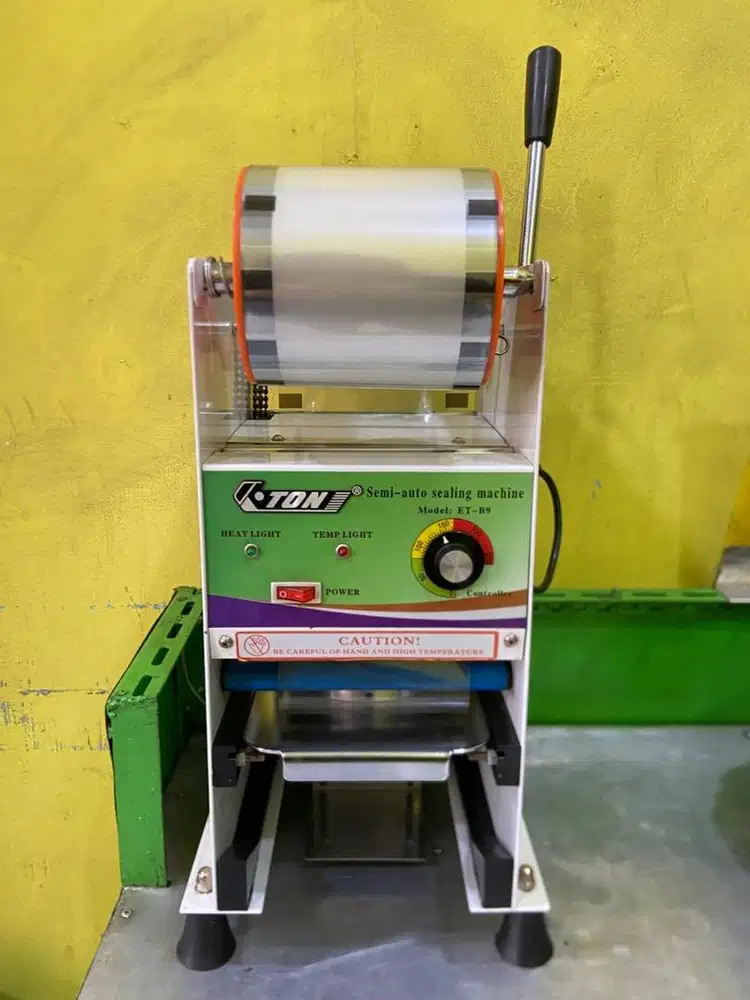 MESIN PRESS CUP SEALER SEMI OTOMATIS
