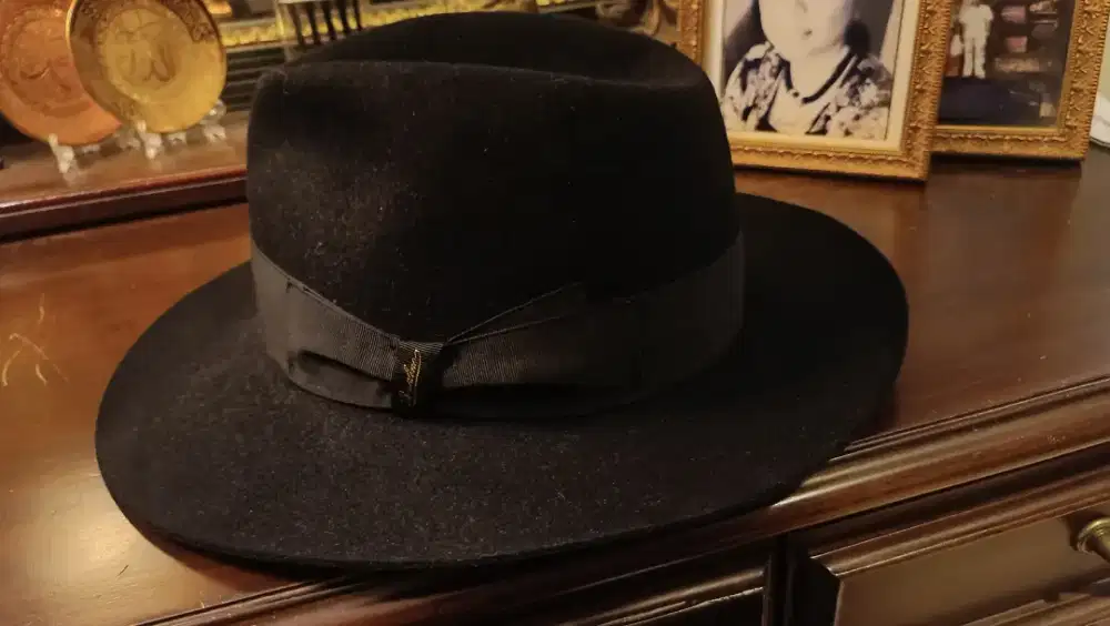 BORSALINO Fedora Hat Original Made in Italy