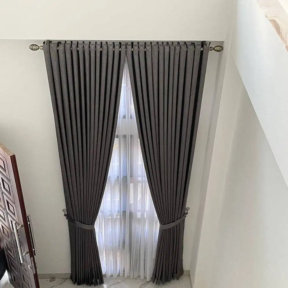 Jasa Pasang Gorden Custom Wallpaper Dinding 3D Gordyn Hordeng Korden
