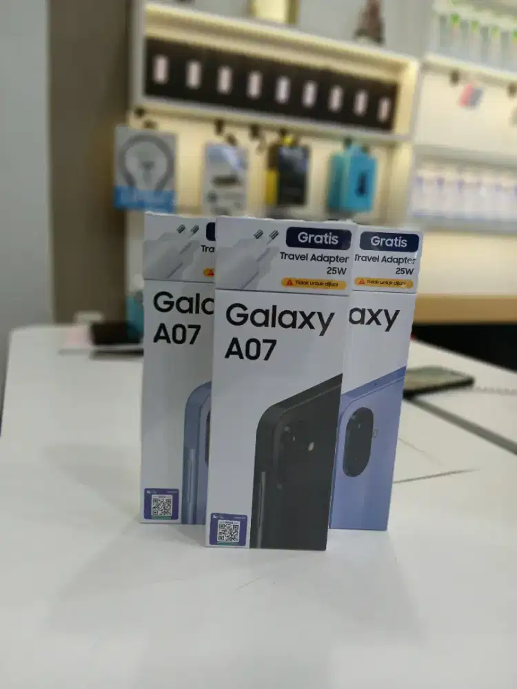 Samsung A07 4+4/128 GB Garansi SEIN Free Adapter 25w