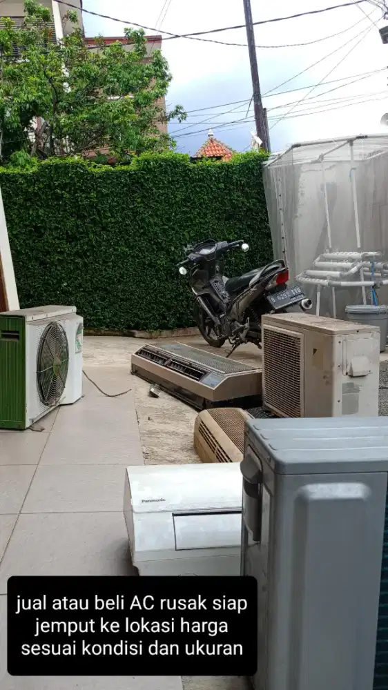 Tampung AC bekas