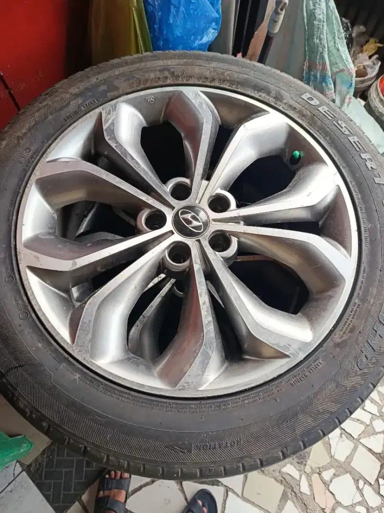 Velg original hyundai santafe pcd 5x114,3 ring19