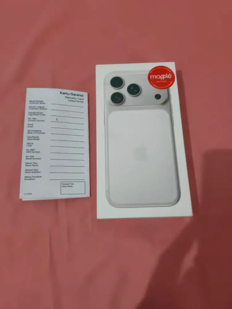 Handphone Iphone 17 Pro New Segel (Nego Pertamax Turbo Ok)