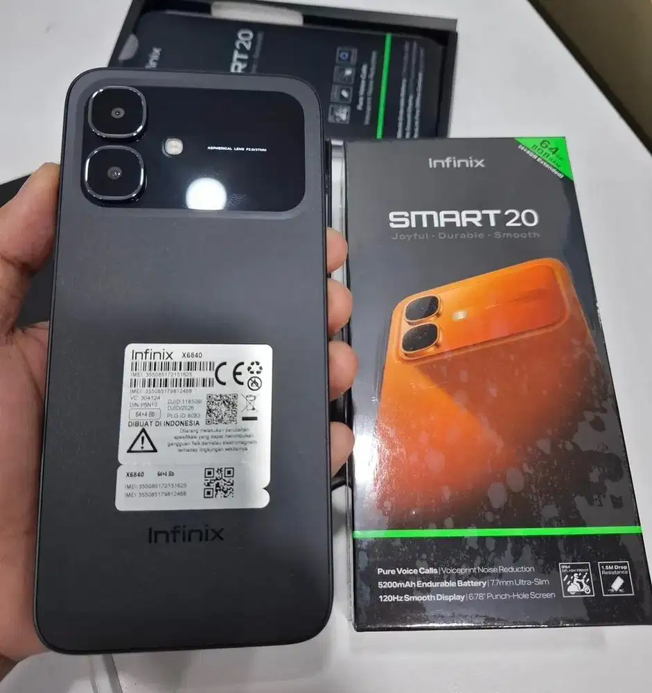 Infinix Smart 20 4/128 (baru) garansi resmi