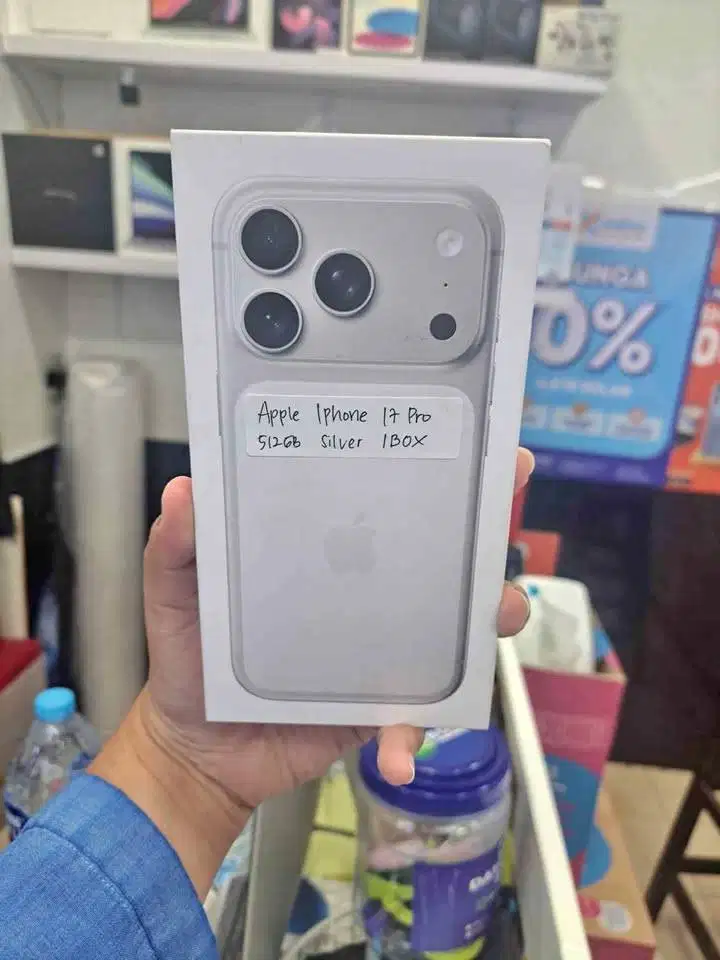IPhone 17 Pro 512GB Silver New Garansi IBox