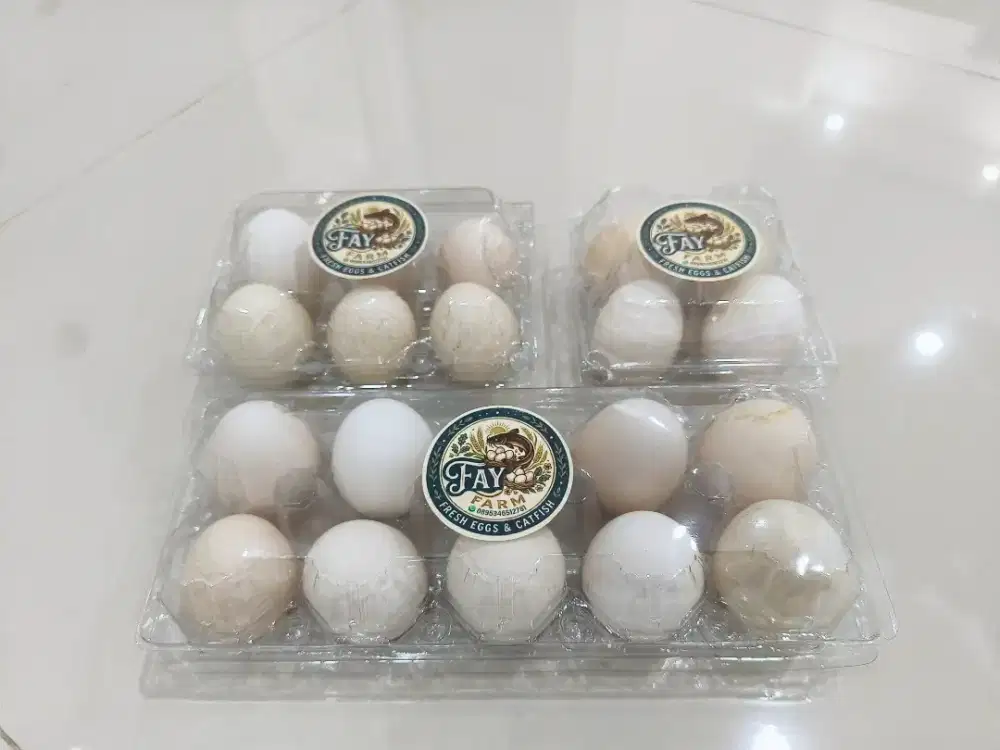 Telur ayam kampung dan LELE MARINASI